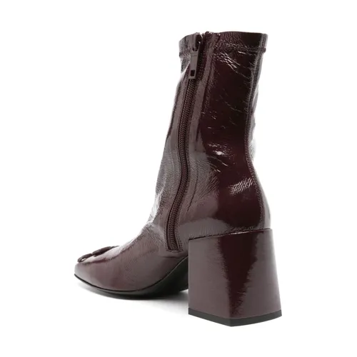 Bordeaux Wrinkled Effect Boots - Courrèges - Modalova