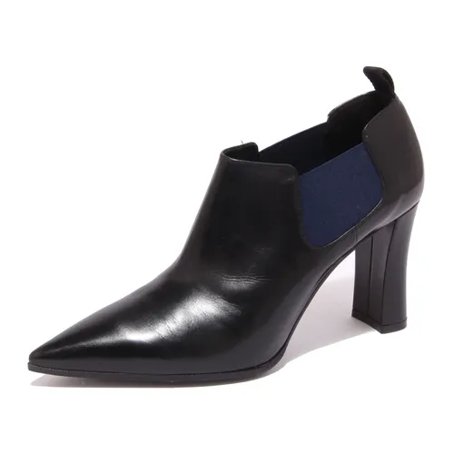 Blue Leather Ankle Boot - Roberto Festa - Modalova