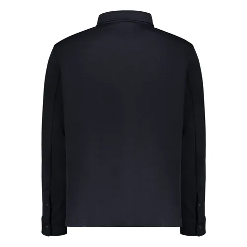Wool-blend Long-sleeved Shirt with Pockets - Herno - Modalova