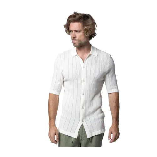 Camicia écru in maglia - Eleventy - Modalova