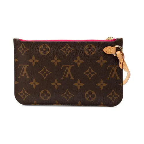 Pre-owned Leather Zip Pouch - Louis Vuitton Vintage - Modalova
