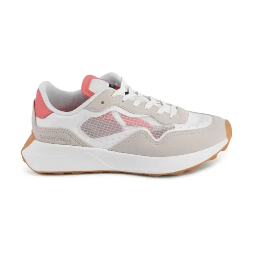 Beige Polyester Casual Sneakers - Tommy Hilfiger - Modalova