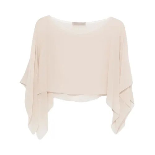 Draped Cape Blouse - D.Exterior - Modalova