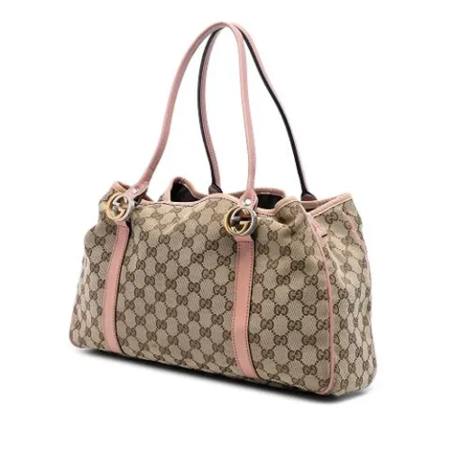 Pre-owned Canvas Tote - Gucci Vintage - Modalova