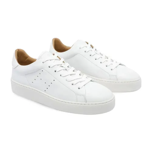 White Leather Perforated Sneakers - Hogan - Modalova