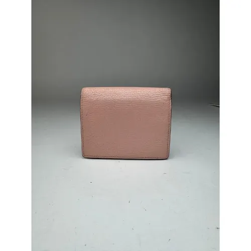 Pre-owned Leather Wallet - Miu Miu Pre-owned - Modalova