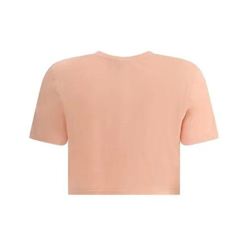 Embossed Logo Crop Tee - Fendi - Modalova