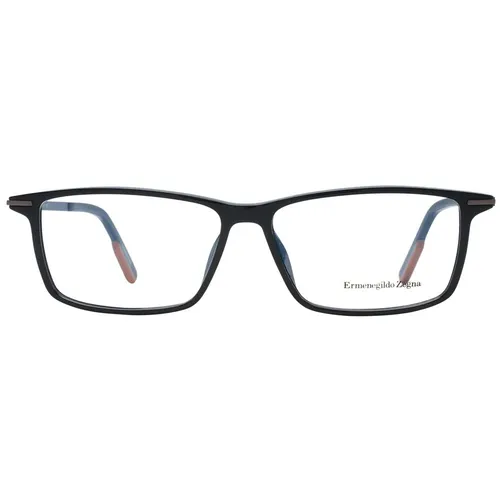 Black Men Optical Frames Rectangle Style - Zegna - Modalova
