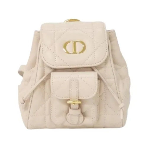 Pre-owned Leather Vintage Backpack - Dior Vintage - Modalova