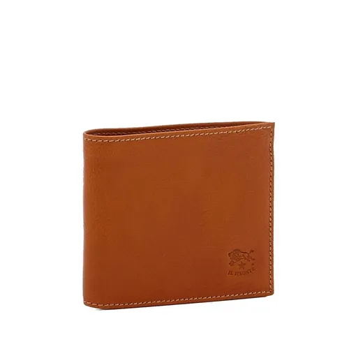 Leather Bi-fold Wallet - Il Bisonte - Modalova