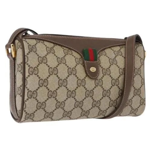 Pre-owned Vintage GG Canvas Shoulder Bag - Gucci Vintage - Modalova