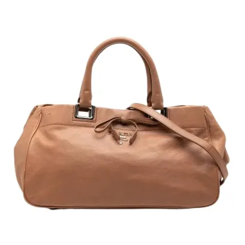 Pre-owned Vintage Leather Handbag - Prada Vintage - Modalova