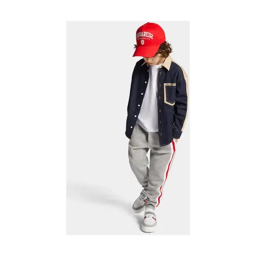 Luxury Striped Trim Joggers - Dsquared2 - Modalova