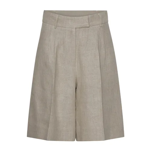 Beige Linen Bermuda Shorts Set - Remain Birger Christensen - Modalova