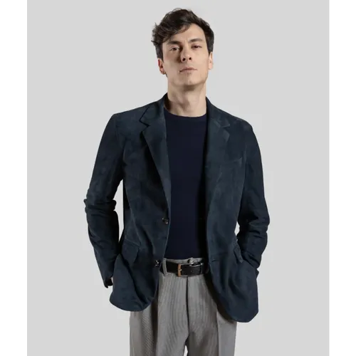 Light Suede Blazer - Gimo's - Modalova