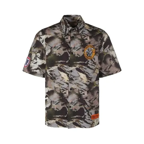 Pattern Cotton Shirt - Heron Preston - Modalova