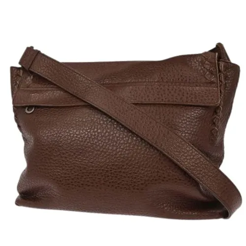 Pre-owned Leather Shoulder Bag - Bottega Veneta Vintage - Modalova