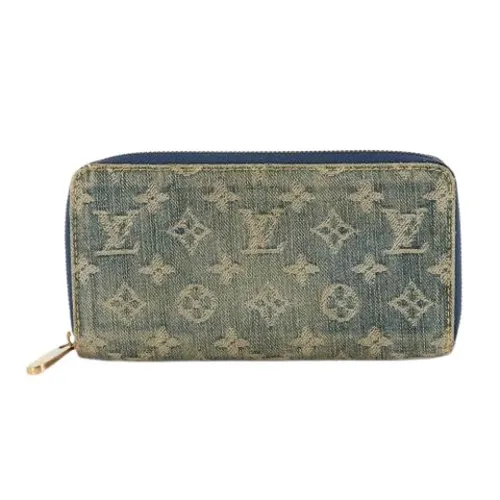 Pre-owned Denim Wallet - Louis Vuitton Vintage - Modalova