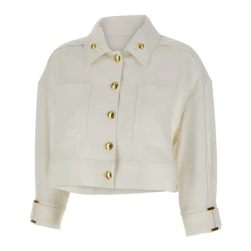 Elisabetta Franchi Jackets White - Elisabetta Franchi - Modalova
