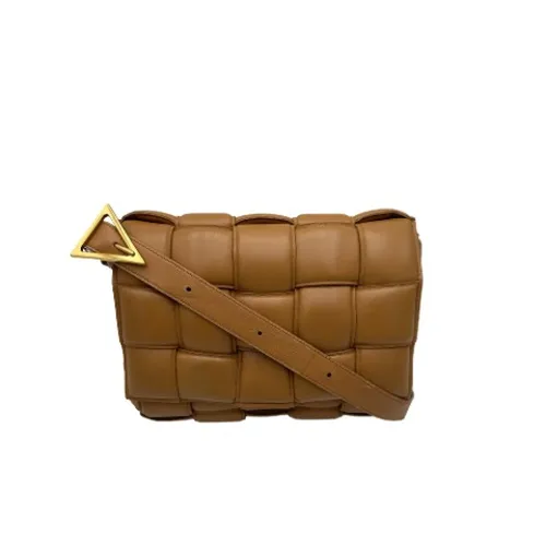 Pre-owned Leather Shoulder Bag - Bottega Veneta Vintage - Modalova