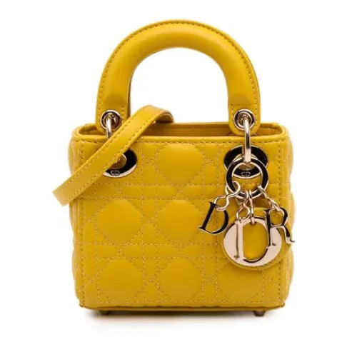 Pre-owned Leather Mini Bag - Dior Vintage - Modalova