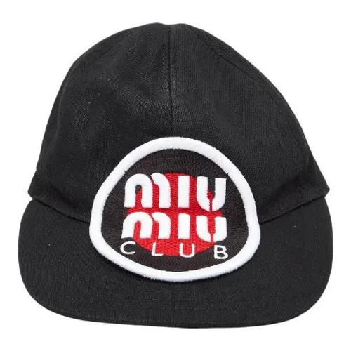 Pre-owned Cotton Hat - Miu Miu Pre-owned - Modalova