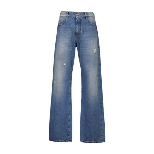 Jeans > Wide Jeans - - Balmain - Modalova