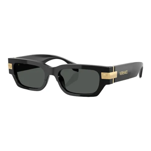 Gafas de sol rectangulares Gris oscuro - Versace - Modalova