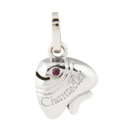 Silver Fish Pendant with Ruby - Chantecler - Modalova