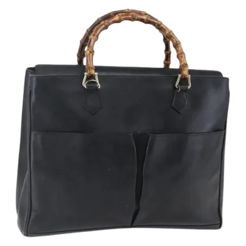 Pre-owned Leather Handbag - Gucci Vintage - Modalova