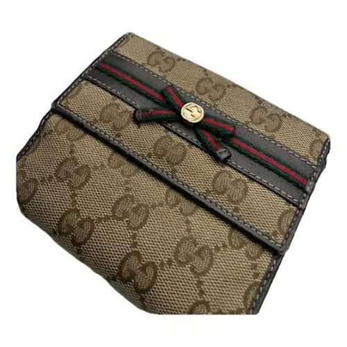 Pre-owned Leather Wallet - Gucci Vintage - Modalova