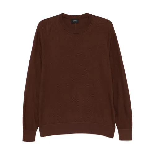 Rust Brown Crew Neck Jumper - Brioni - Modalova