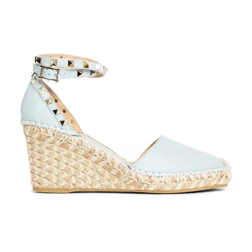 Rockstud Wedge Sandals - Valentino Garavani - Modalova