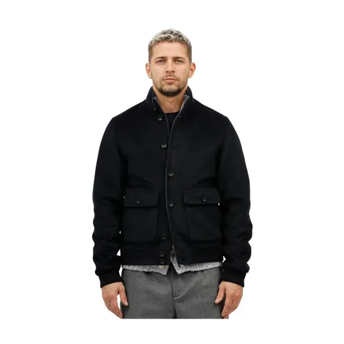 Reversible Wool Double Jacket - The Jack Leathers - Modalova