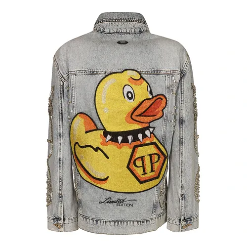 Denim Jacket - Philipp Plein - Modalova