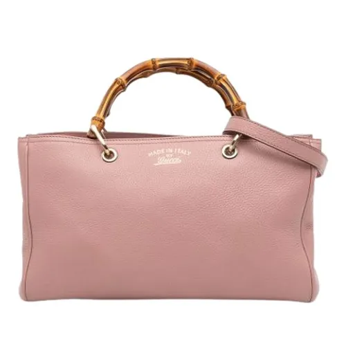 Pre-owned Leather Handbag - Gucci Vintage - Modalova