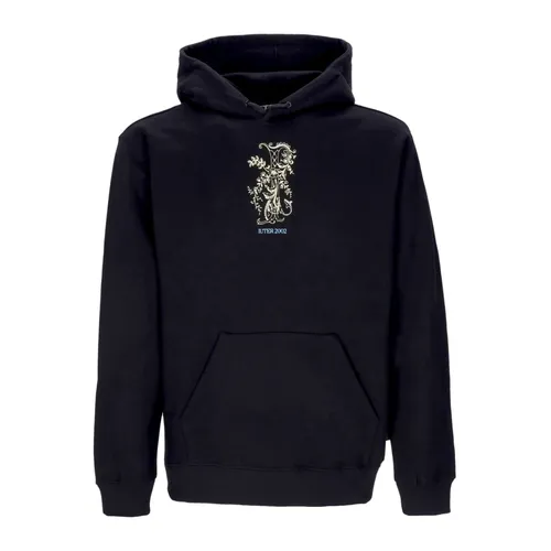 Black Hoodie with Kangaroo Pocket - Iuter - Modalova