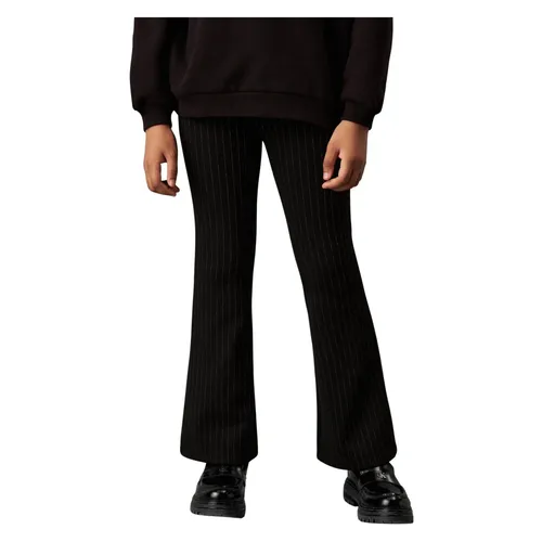 Pinstripe Flare Trousers in Black - Calvin Klein - Modalova