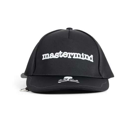 Black Twill Cap with Skull Logo - Mastermind World - Modalova