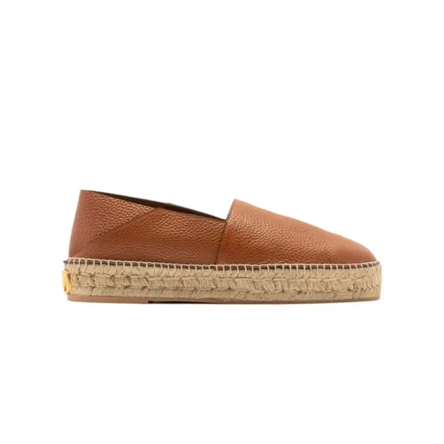 Logo-Plaque Leather Espadrilles - Valentino Garavani - Modalova