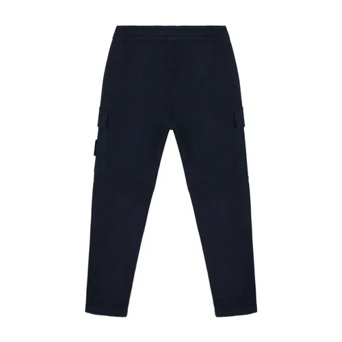 Logo Patch Trousers - Stone Island - Modalova