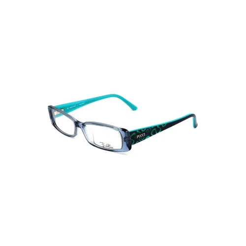 Blue Rectangle Eyeglasses - Pucci - Modalova