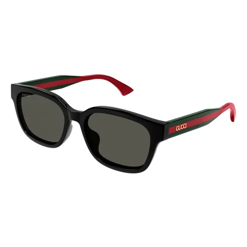 Square Sunglasses with Web Detail - Gucci - Modalova