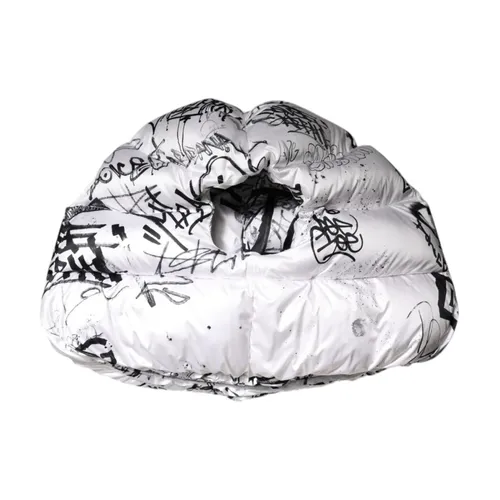 Graffiti Print Puffer Jacket - Dolce & Gabbana - Modalova