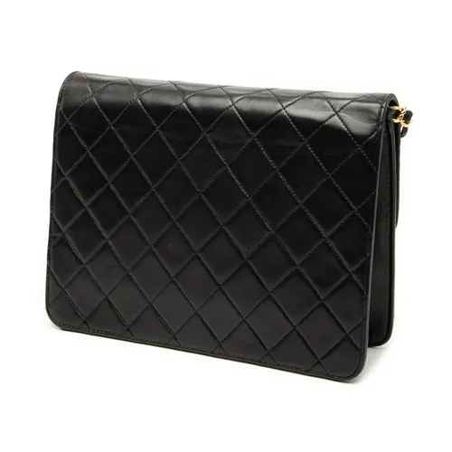 Pre-owned Leather Quilted Flap Bag - Chanel Vintage - Modalova