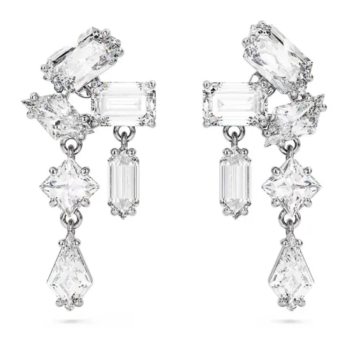 White Mesmera Earrings - Swarovski - Modalova