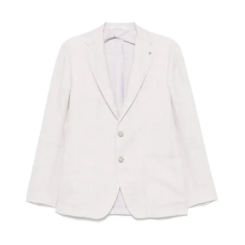 Linen/Wool Jacket - Tagliatore - Modalova