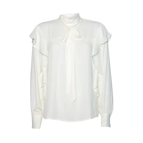 Ruffle Blouse Cream - Kocca - Modalova