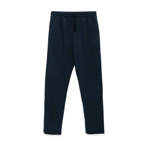 Navy Blue Drawstring Pants - Kiton - Modalova