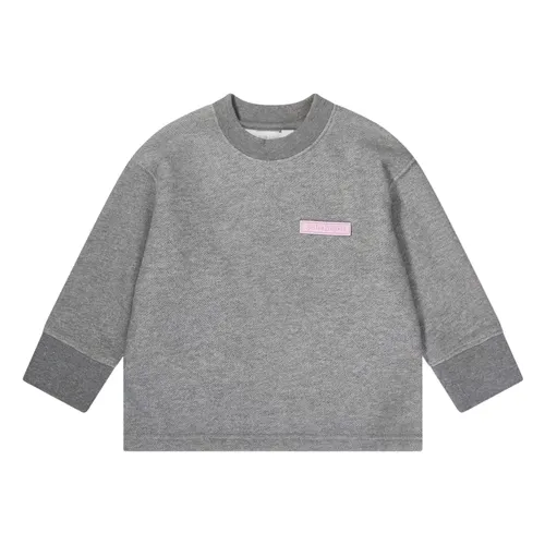 Grey Lurex Open Back Sweatshirt - Palm Angels - Modalova